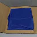 sancua Round Tablecloth - 60 Inch - Water Resistant Spill Proof Washable Polyester Table Cloth Decorative Fabric Table Cover for Dining Tables, Buffet Parties and Camping, Blue