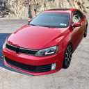 Window Visors Compatible with 2011-2018 Volkswagen Jetta, Dark Smoke Car Rain Sun Window Shade Guard Visor by IKON MOTORSPORTS, 2012 2013 2014 2015 2016 2017
