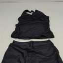 Women Tankini Swimsuit with Shorts - Two Piece Tummy Control Bathing Suit Twist Knot Swimwear 2025 with Pockets, L