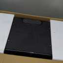 Vibration Plate Exercise Machine, Vibrating Plate Platform for Lymphatic Drainage with 200 Adjustable Speeds, Power Vibration Plate for Weight Loss & Fitness, Supports Weight 450 Lbs (Jet Black)