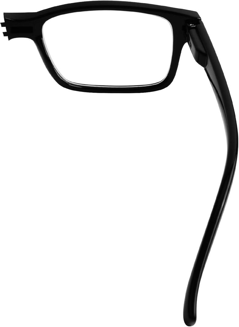 (Must Buy Both Eye) Black-Right Eye +0.75 Reading Glasses with Different Strength for Each Eye