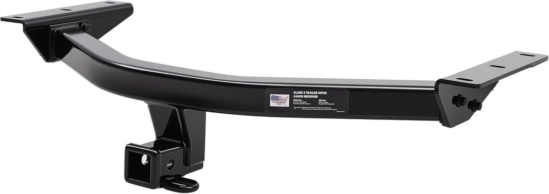 Class 3 Trailer Hitch 2-Inch Receiver Compatible with Honda Pilot All 2016-2022; Acura MDX All 2014-2020 | 6,000 lbs GTW / 900 lbs TW | 8,000 lbs WD Capacity | Steel, Rust-Proof