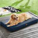 Outdoor Waterproof Dog Bed for Large Dogs, Washable Cover, 36"