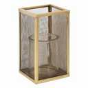 Gold Candle Holder 6x10in