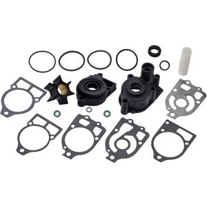 96148A8 Water Pump Repair Kit for Mercury Outboards And Mercruiser Stern Drive with Water Pump Base Replaces 18-3320 46-96148A8 (Black)