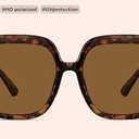 miyya Oversized Polarized Sunglasses Women, Trendy Retro Sun Glasses for Women 2025, Oversized Shades
