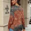 Zeagoo Long Sleeve Shirts for Women Henley T Shirts Loose Fit Tunics Dressy Casual Work Blouses Fall Fashion Tops (L)