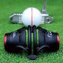 360-Degree Golf Ball Marker Alignment Tool Kit with 3-Color Pens and Gift Box.