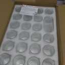 24 Pack Clear Glass Votive Candle Holders, Vintage Candle Holder for Floating Candle, Tealight Candle Holder for Table Centerpieces Home Bridal Shower Birthday Christmas Wedding Party Table Decoration
