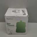 Hard Boiled Egg Cooker - CACHOO 14-Egg Rapid Stainless Steel Egg Boiler with 30-Min Timer & Auto Shut Off, Compact Electric Vegetable Steamer for Cooking, Dishwasher Safe, Black