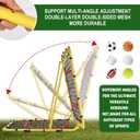 BaseGoal Baseball and Softball Rebounder Net,Baseball Rebounder,Volleyball Rebounder,Pitch Back Net,Multi-Sport Training Rebound Screen,with Pitching Target,Easy Adjustable Angles, 33.5x33.5"