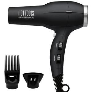 Hot Tools Pro Artist 1875W Turbo Ionic Dryer | Smooth, Frizz Free Blowouts (Black)