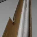 White Tension Curtain Rod 51-126 Inch, Long Curtain Rod No Drilling for Window or Bathroom Patio, Outdoor Tension Rod for Patio, Easy to Install, Never Rust, Rod Diameter 1.26 Inches-White
