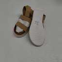 DREAM PAIRS Women’s Open Toe Ankle Strap Espadrille Flatform Platform Wedge Sandals 8