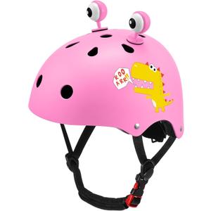 Odoland Kids Bike Helmet for Boys & Girls Age 2-10, Toddler Bicycle Helmet Adjustable Fits 48-55cm, Safety Multi-Sport Helmet Design for Children Cycling, Skating, Scooter, Outdoor Sports