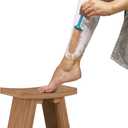 AquaTeak 13" Asia Teak Shower Foot Stool