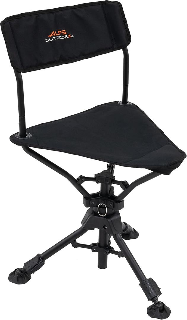 ALPS OutdoorZ Triad Swivel Stool (Black - New)