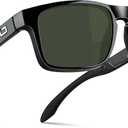 Bnus italy made classic sunglasses corning real glass lens w. polarized option