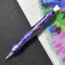 RECORDARME Diamond Art Pen, Diamond Painting Pen Tools Accessories, Ergonomic Design Resin Diamond Dot Pens(Violet)