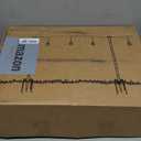 4 Pack 10Ft String Light Poles,Light Poles for Outside Lights with Fork,Outdoor Brackets Hanging Lights,Metal Stand for Deck Patio,Backyard,Wedding,Deck,Party