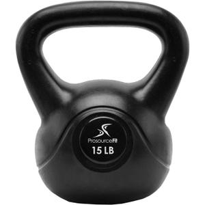 ProsourceFit Vinyl Plastic Kettlebell from 10, 15, 20, 25, 30 and 35 lbs