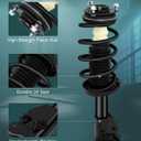AUTOMUTO Strut Assembly Front and Rear Struts Shock Absorber Fit for 2006 2007 2008 2009 2010 2011 for Honda Civic, Replace 172284 172285 5609, set of 4