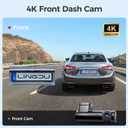 D500 Smart Dash Cam for Cars, 4K Front with WiFi & GPS, 0.96" LCD Display, Night Vision, WDR, Parking Mode, Loop Recording, G-Sensor, 150 Wide Angle