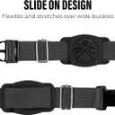 Pup Culture IP68 Waterproof AirTag Dog Collar Holder | 2.5X Stronger Than Competitors - Track Your Pet Using Apple AirTag Technology Without a Subscription | Dustproof - Doesnt Hurt Your Collar