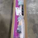 Adjustable Gymnastics Bar for Kids with Mat - Sturdy Kip Bar with Rings, Horizontal Bar for Home Training, 3'-5' Height, Ages 3-15, 250 LBS Capacity, Easy Assembly. (Purple)