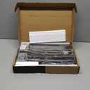 Universal Swivel TV Stand/Base Table Top TV Stand 32 to 65 inch TVs 80 Degree Swivel, 4 Level Height Adjustable, Heavy Duty Tempered Glass Base, Holds up to 88lbs Screens, HT04B-002