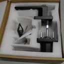 Front Door Lock Set Exterior Door Lock Set,Door Handle with Single Cylinder Deadbolt Lock,Keyed Alike Door Locks for Front Door(Matte Black,1Pack Set)