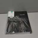 2 x WallDeca Academic Planner 2025-2026, Daily, Weekly & Monthly Planner, July 2025 - June 2026, Student Notes Pages, Twin-Wire Binding Day and Weekly Agenda for School & Work (8.5 x 11-Inches, Black)