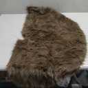 Christmas Tree Skirt: 36 Inch Large Toka Brown Christmas Tree Skirts, Neutral Vintage Short Faux Fur Velvet Soft Christmas Tree Cover Base Mat, Holiday Tree Decoration for Xmas Home Indoor Dcor