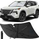 EcoNour Umbrella Windshield Sunshade for Nissan Rogue 2021-2026 | Front Windshield Sun Shade UV Heat Protector | Foldable Reflective Car Sun Visor Cover Interior Protection Accessories