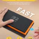 OMOTON 2-Pack Screen Protector for Nintendo Switch 2 [2025 Upgrade] with Easy-Fit Alignment Tray, 9H Hardness Accessories, Bubble-Free, Ultra HD Clear & Anti-Scratch, Case & Dock Friendly