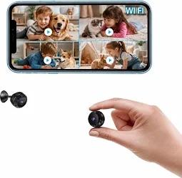 YISPK Nanny Cam with Night Vision & Motion Detection