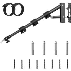 Ring Light Mount - Wall Mount Triangle Boom Arm.43inch/110cm