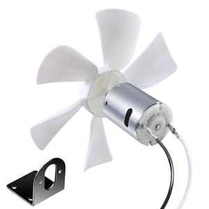PlusRoc RV Vent Fan Replacement 6 inches RV Exhaust Bathroom Ventilation Roof Ceiling Fan 12V D-Shaft Motor White Blades Compatible with Heng's Elixir Jensen, 130 CFM