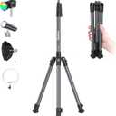 SMALLRIG 74.8"/ 6.23 ft Adjustable Light Stand Photography, Max Load 8.8 lb, Compact Lighting Tripod Stand for Softbox, Flashlights, Ring Light, LED Video Lights, COB Light, Folded Size 16.5" - 5475