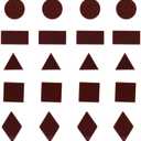 250 Pieces Brown Mosaic Tiles, 5 Shapes Mixed Mosaic Tiles for Crafts Bulk, Stained Small Acrylic Tiles for Mosaic Projects Supplies Home Decorations (Rectangle, Triangle, Round, Square, Diamond)