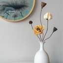 Ortonia Artisanal Dried Flower Decor - Separable Flower Heads and Stems for Custom Arrangement,Zero Maintenance, Timeless Elegance for Parties, Events, and Home Styling 0003