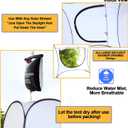 Leader Accessories Pop Up Shower Tent Dressing Changing Room Privacy Portable Camping Shelters 4' x 4' x 78" H Extra-Large Space