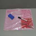 LeMotech Desktop Acrylic Dry Erase Board, 12x10 inches to-Do List Planner, Tabletop Whiteboard with Stand Office Supplies Includes 2 Markers & 1 Eraser, Pink Rose Pattern, 1 Pack
