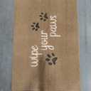 Front Door Doormat - Wipe Your Paws Entrance Mats, Durable Non Slip Rubber Absorbent, Funny Dog Mat for Front Door