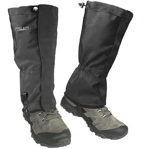 Frelaxy Leg Gaiters Ultra HIGH-Performance Hunting Gaiters, 100% Waterproof Hiking Gaiters with Upgraded Rubber Foot Strap, Adjustable Snow Boot Gaiters