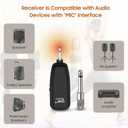 Wireless Headset Microphone, UHF Skin Tone Head Mic Speaker System, Beige Professional Voice Amplifier Microphones, with 164ft Range, Ideal for Teachers Tour Guides Fitness Coaches Conferences
