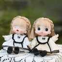 Cute Blind Box Kawaii Figures,Collectible BJD Doll with 1/12 Scale Removable ClothesSurprise Gift Single Random Mystery Box-Myriad Lolita Series
