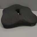 Memory Foam Seat Chair Cushion for Relieves Back Sciatica Pain Tailbone Pain Coccyx Degenerating Disc Orthopedic Osteoarthritis Prostate Cushion Low Back Pain Cushion Hip Shaping (Dark Gray)