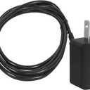 AC Adapter/Wall Charger + USB Connection Support Cable for Sony HDR-CX405 Handycam Camcorder.