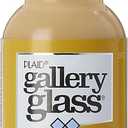 Gallery Glass, Amber Stained Glass 2 fl oz Brilliant Smooth Finish Paint, Perfect for Easy to Apply DIY Arts and Crafts, 19712